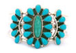 Example of Native American turquoise cluster jewelry